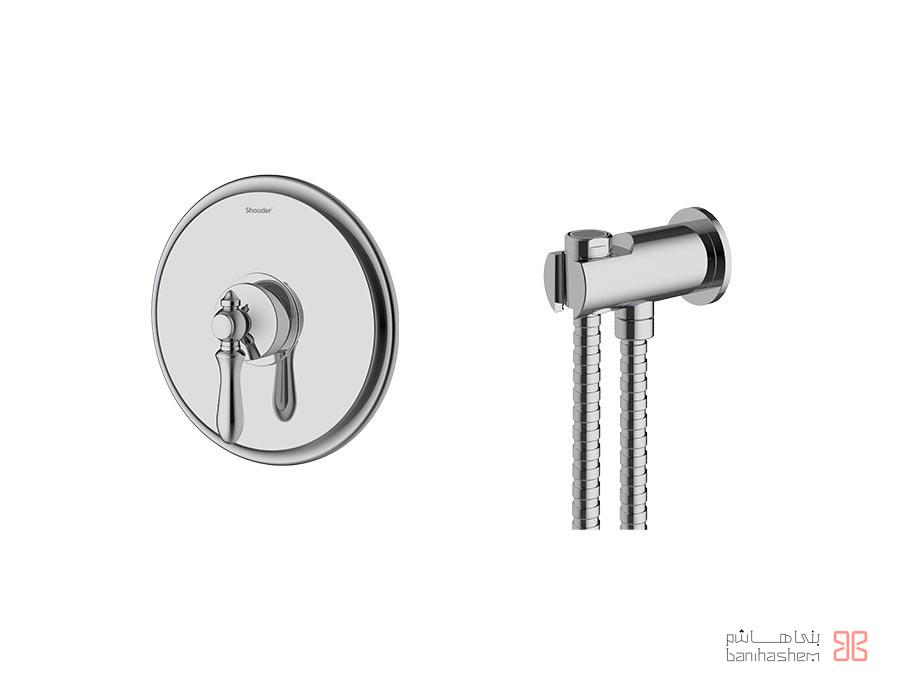 Shoder_Tokar_Toilet_Zigmond_C شیر توالت توکار شودر مدل زیگموند کروم - Image 1
