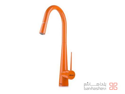 Shoder_ZarfSH_Eiten_O شیر ظرفشویی شاوری شودر مدل ایتن نارنجی - Image 1