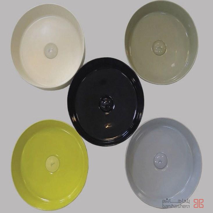 Gatria_Rosangi_GSFCS روشویی روسنگی گاتریا مدل GSF دایره مشکی - Image 1