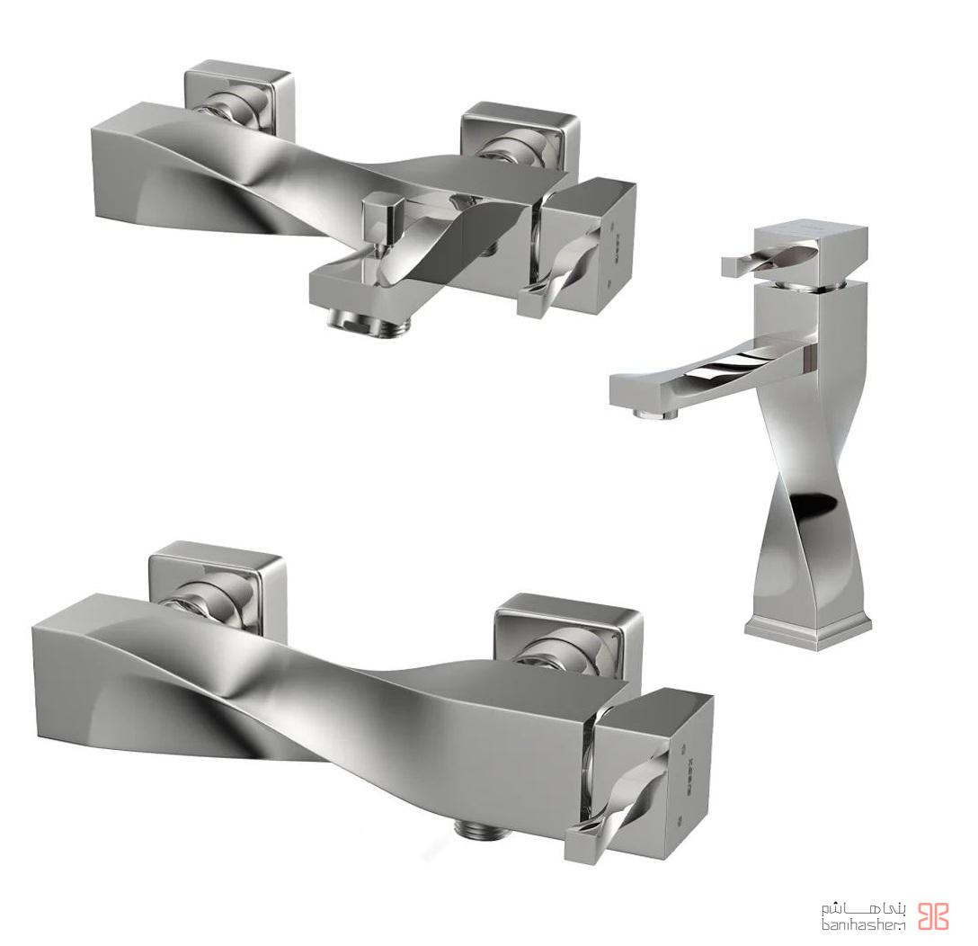 Kasra_4_Filadelfia_C شیرآلات کسری مدل فیلادلفیا کروم - Image 1