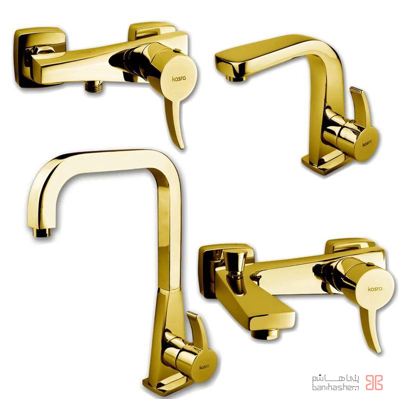 Kasra_4_Fiorenzo_G شیرآلات کسری مدل فیورنزو طلایی - Image 1