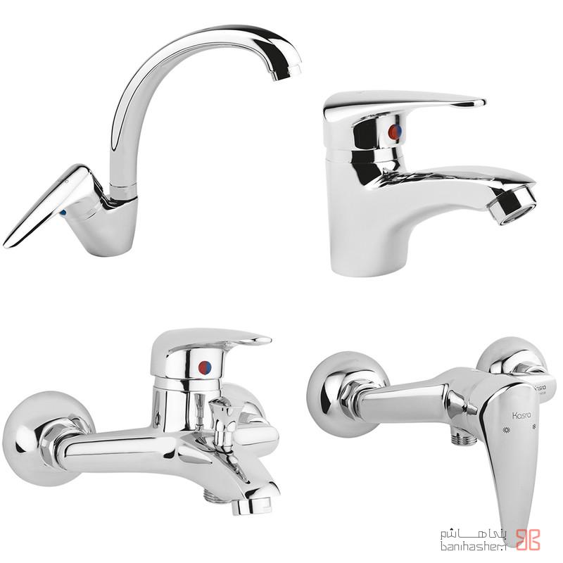 Kasra_4_Karon_C شیرآلات کسری مدل کارون کروم - Image 1