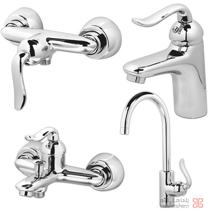 Kasra_4_Rabin_C شیرآلات کسری مدل رابین کروم - Image 1