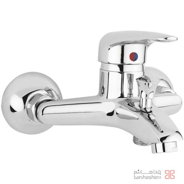 شیر حمام کسری مدل کارون کروم