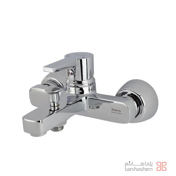 Kasra_Beth_Omega_C شیر حمام کسری مدل امگا کروم - Image 1