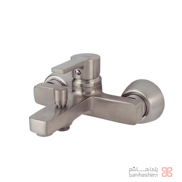 Kasra_Beth_Omega_CM شیر حمام کسری مدل امگا کروم مات - Image 1