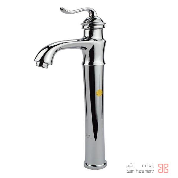 Kasra_RoB_Danob_C شیر روشویی بلند کسری مدل دانوب کروم - Image 1