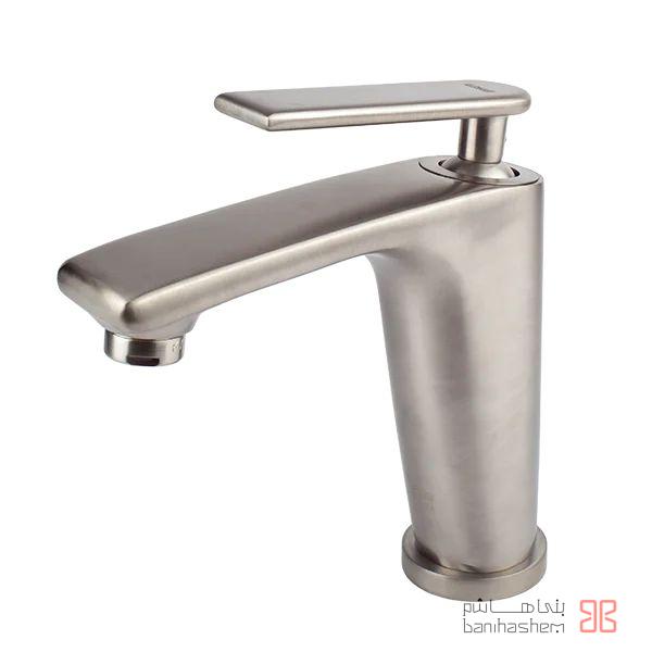 Kasra_Ro_Amazon_CM شیر روشویی کسری مدل آمازون کروم مات - Image 1