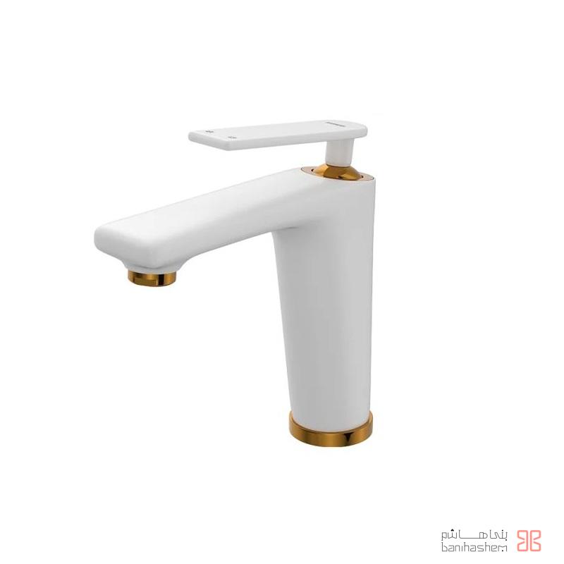 Kasra_Ro_Amazon_WG شیر روشویی کسری مدل آمازون شیری طلایی - Image 1
