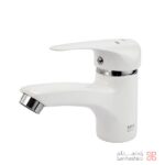 شیر روشویی کسری مدل کارون سفید