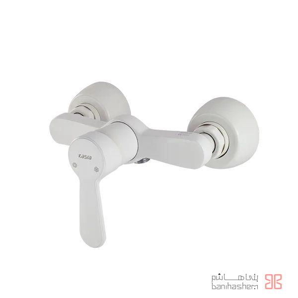 Kasra_Toilet_Edmond_W شیر توالت کسری مدل ادموند سفید - Image 1