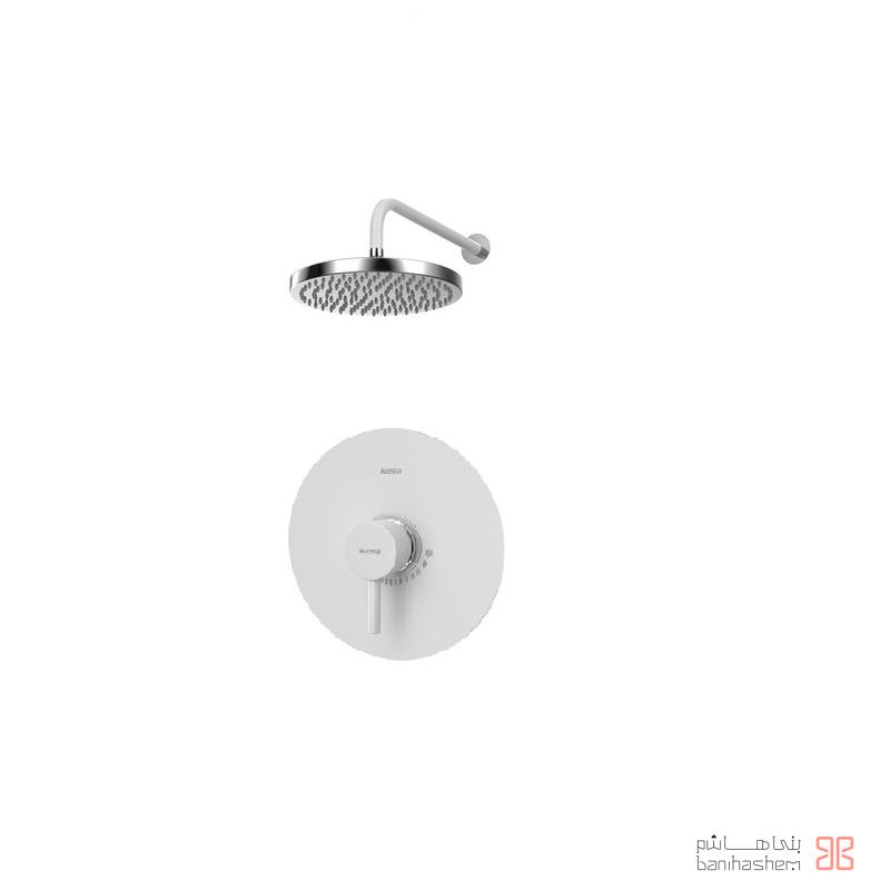 Kasra_Tokar_Beth_Tip1_Queen_W شیر حمام توکار کسری مدل کویین تیپ 1 کروم - Image 1