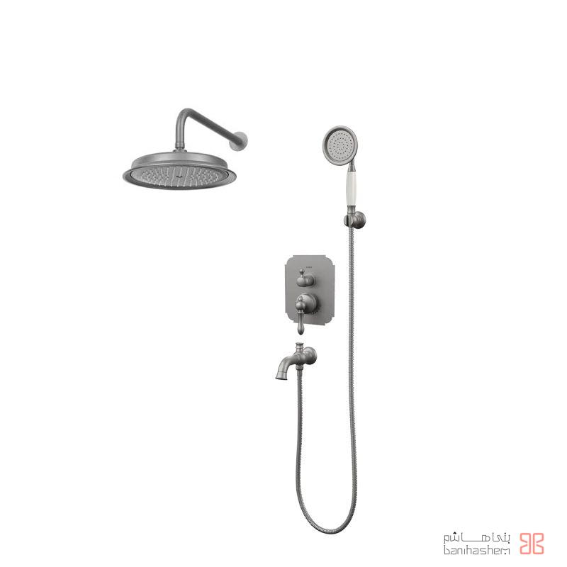 Kasra_Tokar_Beth_Tip4_Napel_CM شیر حمام توکار کسری مدل ناپل تیپ 4 کروم مات - Image 1