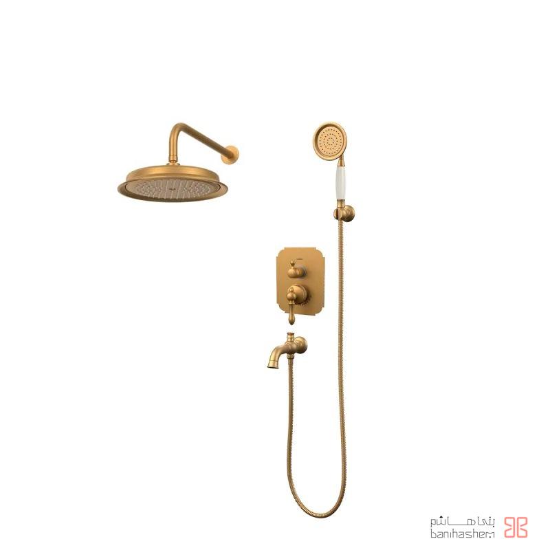 Kasra_Tokar_Beth_Tip4_Napel_GM شیر حمام توکار کسری مدل ناپل تیپ 4 طلایی مات - Image 1