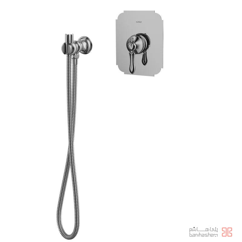 Kasra_Tokar_Toilet_Napel_C شیر توالت توکار کسری مدل ناپل کروم - Image 1