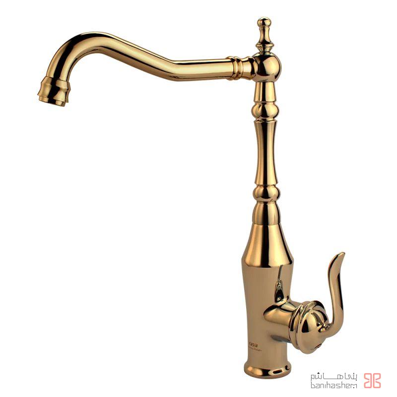 Kasra_Zarf_Danob_G شیر ظرفشویی کسری مدل دانوب طلایی - Image 1