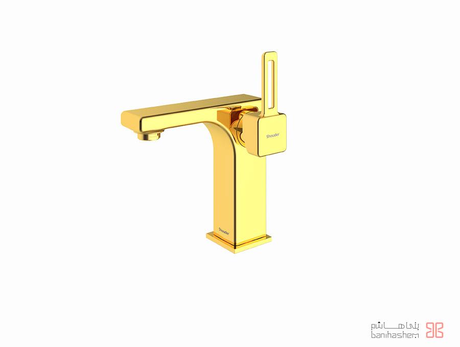 Shoder_Rosh_Mishel_G شیر روشویی شودر مدل میشل طلایی - Image 1