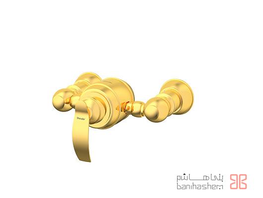 Shoder_Toilet_Gloris_G شیر توالت شودر مدل گلوریس طلایی - Image 1