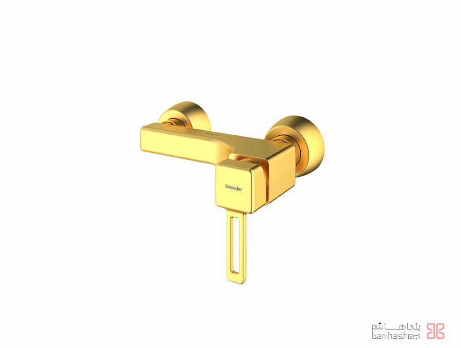 Shoder_Toilet_Mishel_GM شیر توالت شودر مدل میشل طلایی مات - Image 1