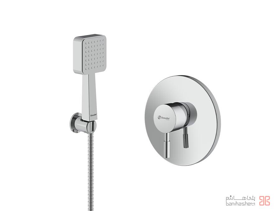 Shoder_Tokar_Beth2_Marino_ABS_C شیر حمام توکار شودر مدل مارینو تیپ 2 ABS شیری کروم - Image 1
