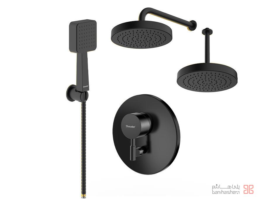 Shoder_Tokar_Beth3_Marino_ABS_B شیر حمام توکار شودر مدل مارینو تیپ 3 ABS مشکی - Image 1