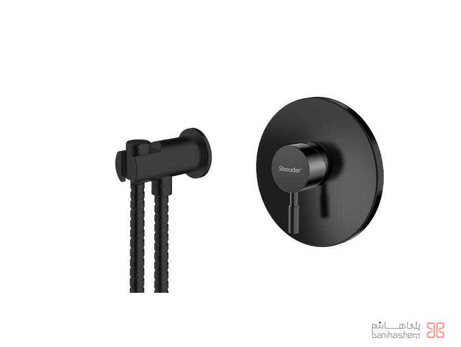 Shoder_Tokar_Toilet_Marino_B شیر توالت توکار شودر مدل مارینو مشکی - Image 1