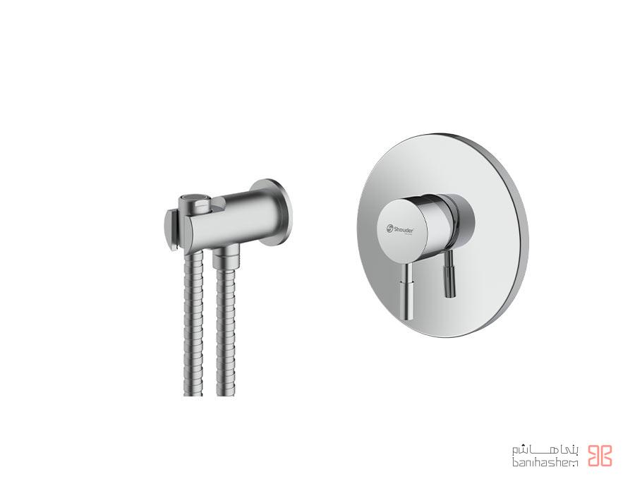 Shoder_Tokar_Toilet_Marino_C شیر توالت توکار شودر مدل مارینو شیری کروم - Image 1