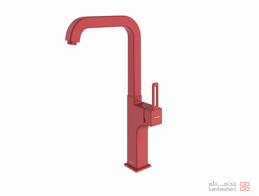 Shoder_Zarf_Mishel_R شیر ظرفشویی شودر مدل میشل قرمز - Image 1