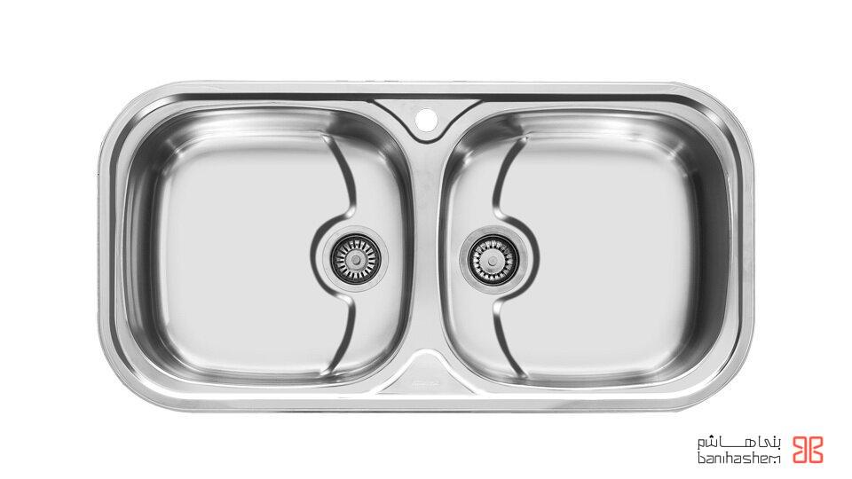 Akhavan-sink-110-11.jpg سینک ظرفشویی توکار اخوان مدل 110 - Image 1