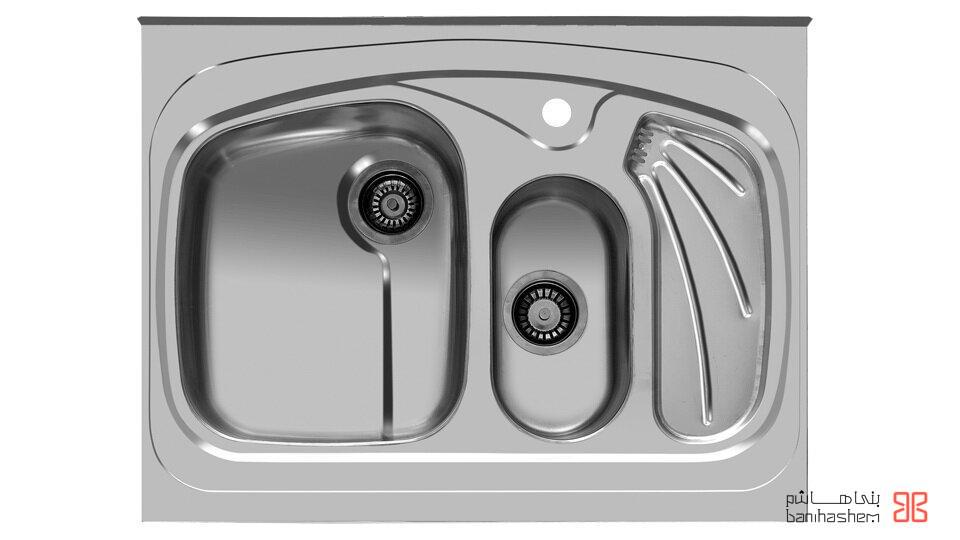 سینک ظرفشویی روکار اخوان مدل 142