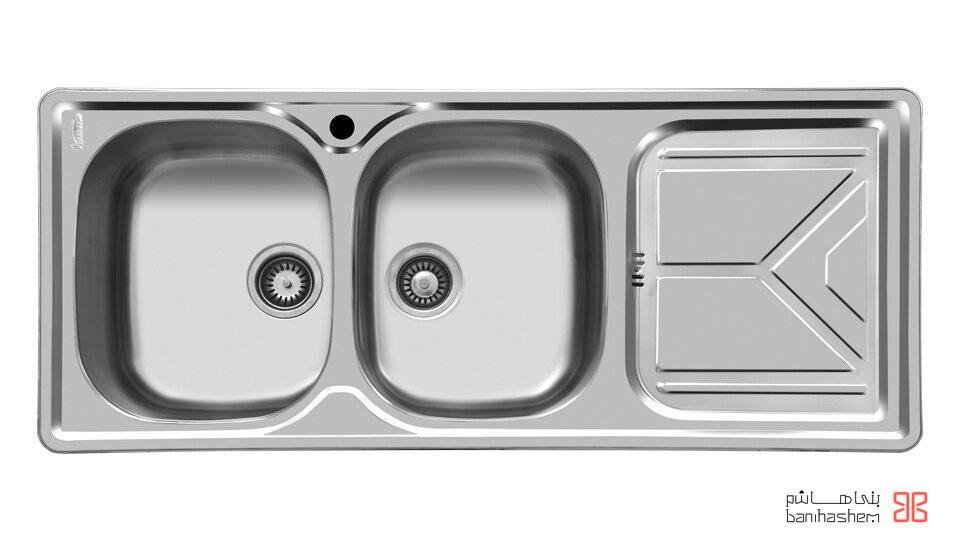 Akhavan-sink-160-11.jpg سینک ظرفشویی توکار اخوان مدل 160 - Image 1