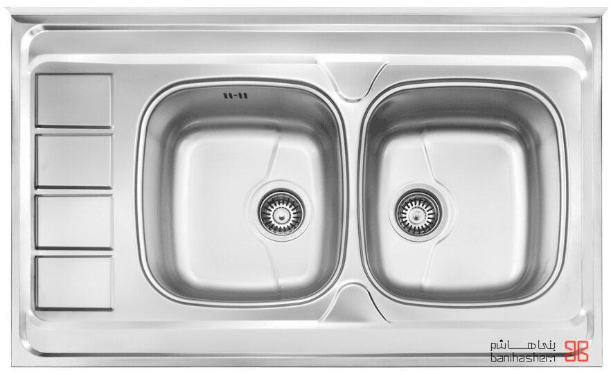 Akhavan-sink-163-1.jpg سینک ظرفشویی روکار اخوان مدل 163-SP - Image 1