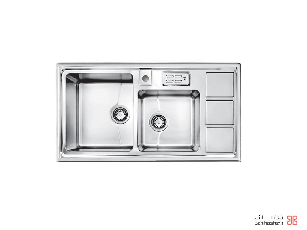 Akhavan-sink-328S.jpg سینک ظرفشویی توکار اخوان سری R25 مدل 328 - Image 1
