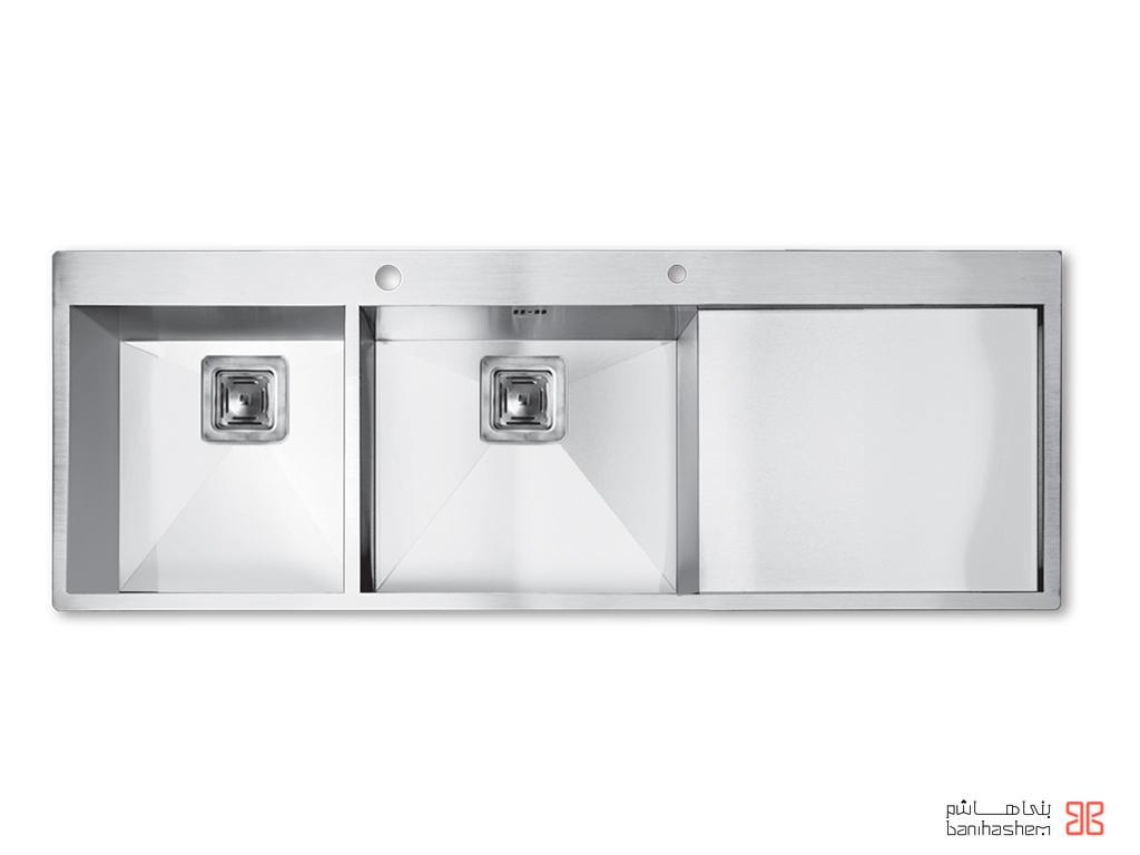 Akhavan-sink-346.jpg سینک ظرفشویی توکار اخوان سری باکسی مدل 346 - Image 1