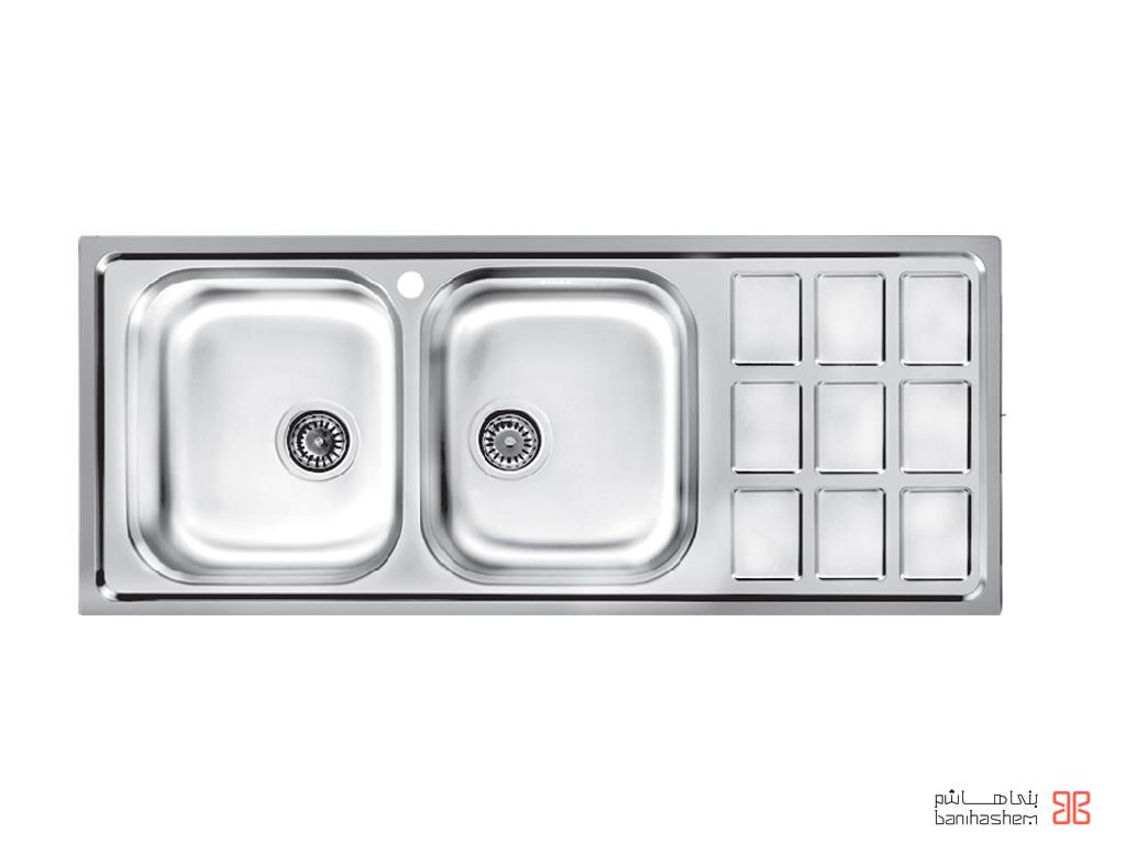Akhavan-sink-368S1.jpg سینک ظرفشویی توکار اخوان مدل 368-s - Image 1