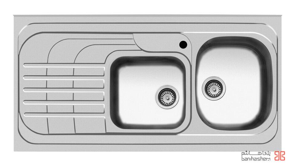 Akhavan-sink-74-11.jpg سینک ظرفشویی روکار اخوان مدل 74 - Image 1