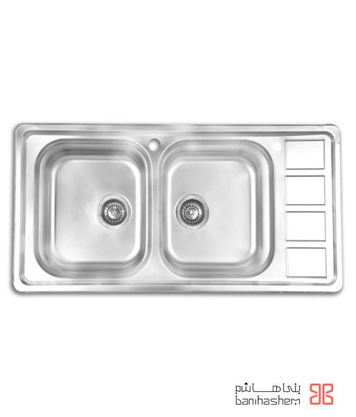 Akhavan_Sink_373.jpg سینک توکار اخوان مدل 373 - Image 1