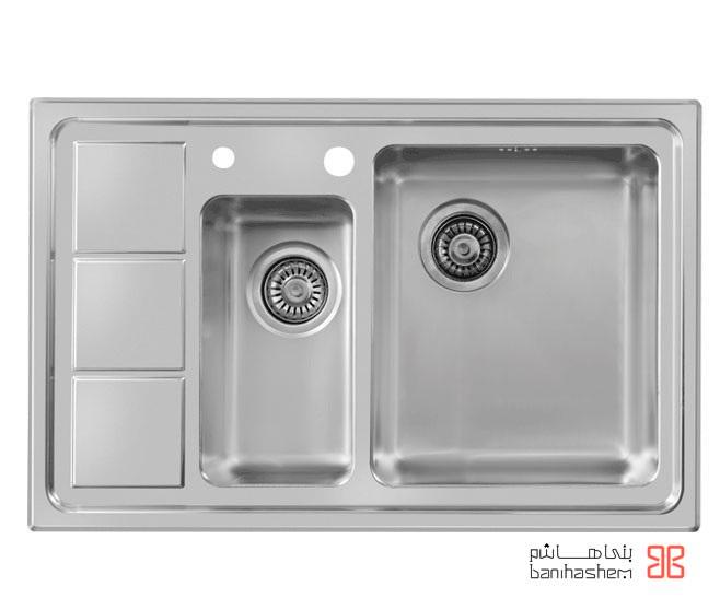 Akhavan_Sink_376.jpg سینک توکار اخوان مدل 376 - Image 1