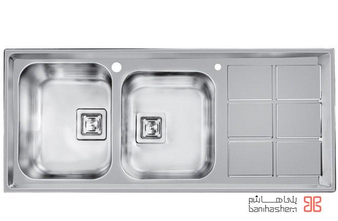 Akhavan_Sink_501.jpg سینک توکار اخوان مدل 501S - Image 1