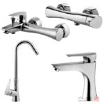 شیرآلات البرز روز مدل کارن کروم مات