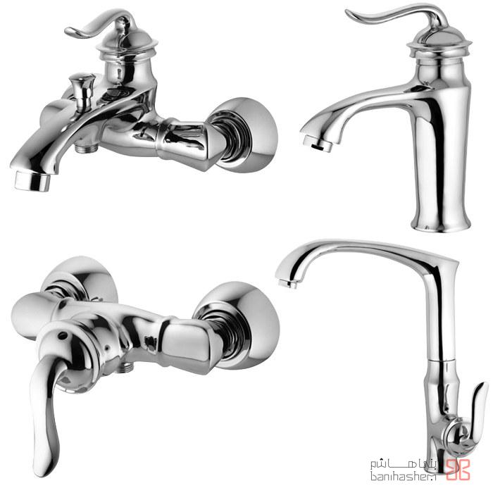 شیرآلات البرز روز مدل اسپیرال کروم