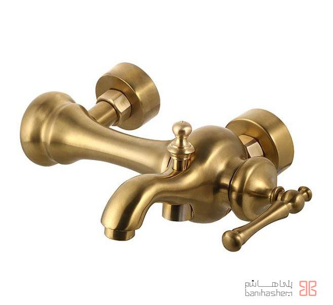 AlborzRoz_Beth_Alaedin_GM شیر حمام البرز روز مدل علاءالدین طلایی مات - Image 1