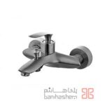 شیر حمام البرز روز مدل کلودی کروم مات