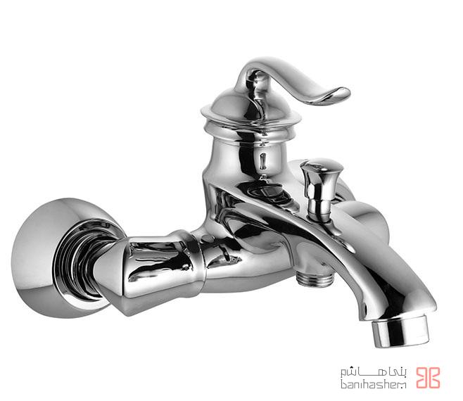 AlborzRoz_Beth_Spiral_C شیر حمام البرز روز مدل اسپیرال کروم - Image 1