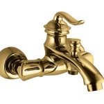 شیر حمام البرز روز مدل اسپیرال طلایی