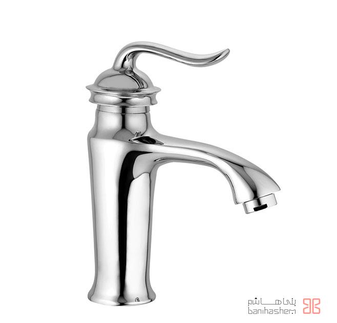 شیر روشویی البرز روز مدل اسپیرال کروم