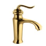 شیر روشویی البرز روز مدل اسپیرال طلایی