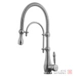 شیر ظرفشویی فنری البرز روز مدل کاترین کروم مات