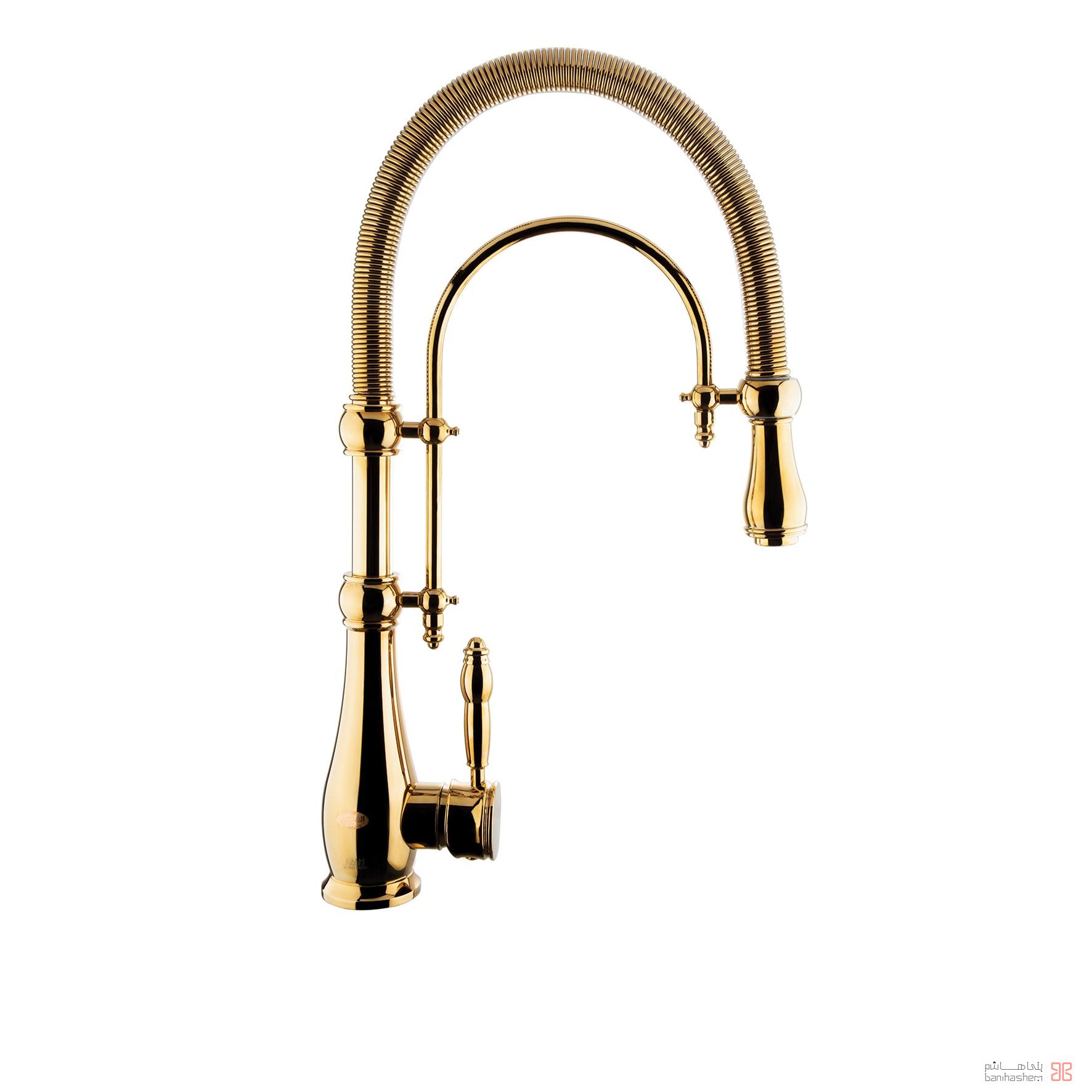 AlborzRoz_Zarf2_Katrin_G شیر ظرفشویی فنری البرز روز مدل کاترین طلایی - Image 1