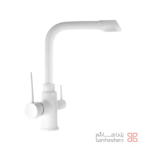 شیر ظرفشویی دومنظوره البرز روز مدل نگین سفید